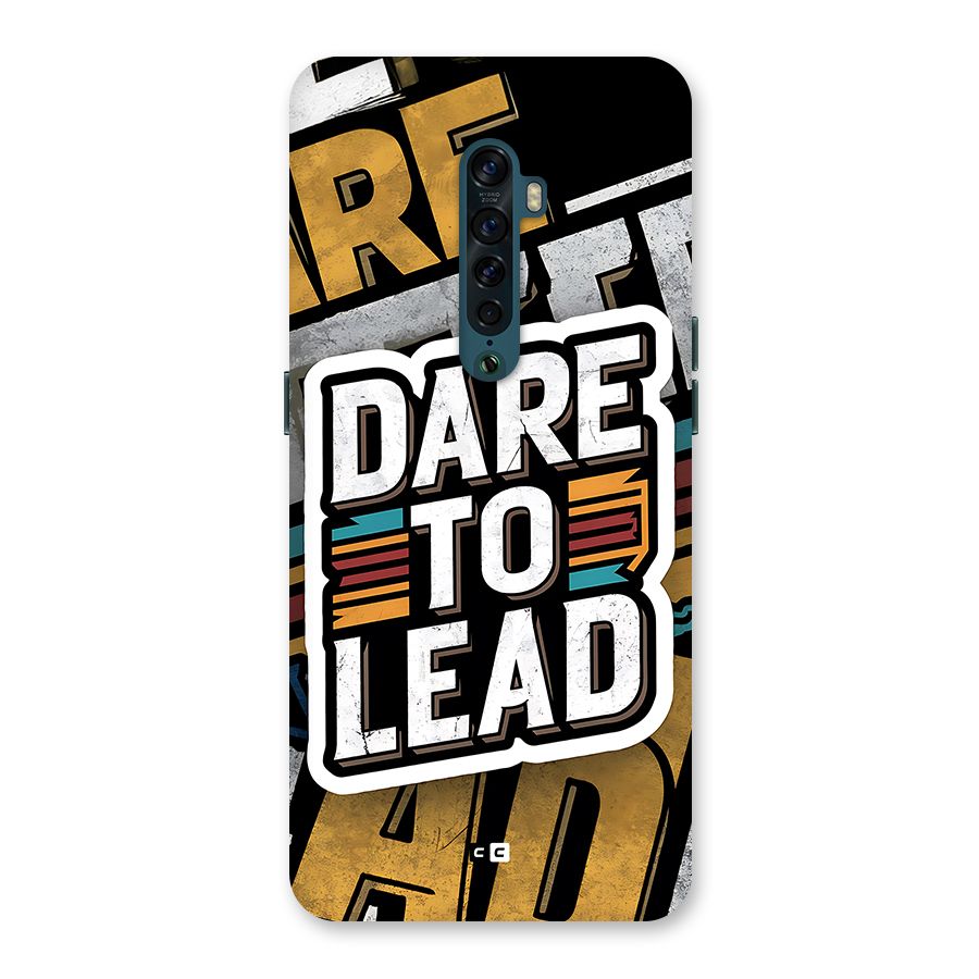 Dare To Lead Back Case for Oppo Reno2