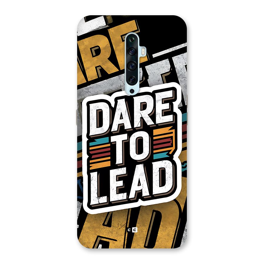 Dare To Lead Back Case for Oppo Reno2 Z