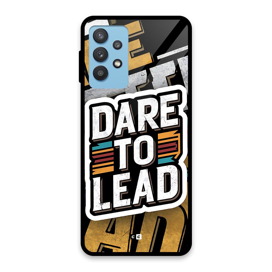 Dare To Lead Glass Back Case for Galaxy M32 5G