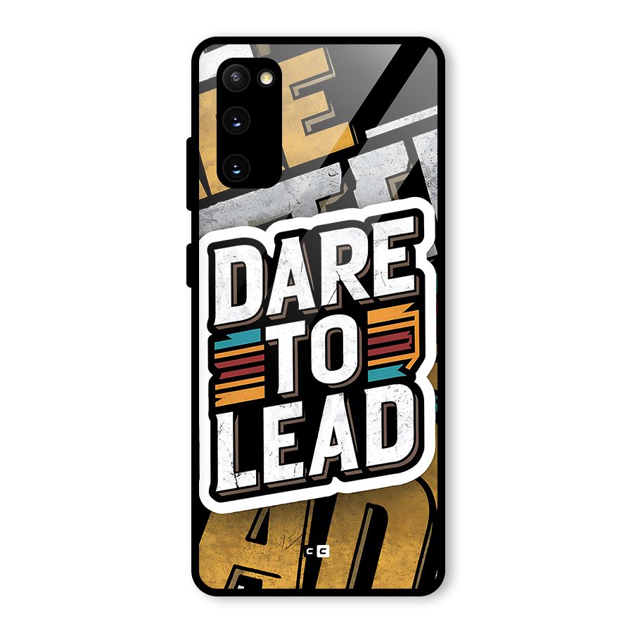 Dare To Lead Glass Back Case for Galaxy S20 FE