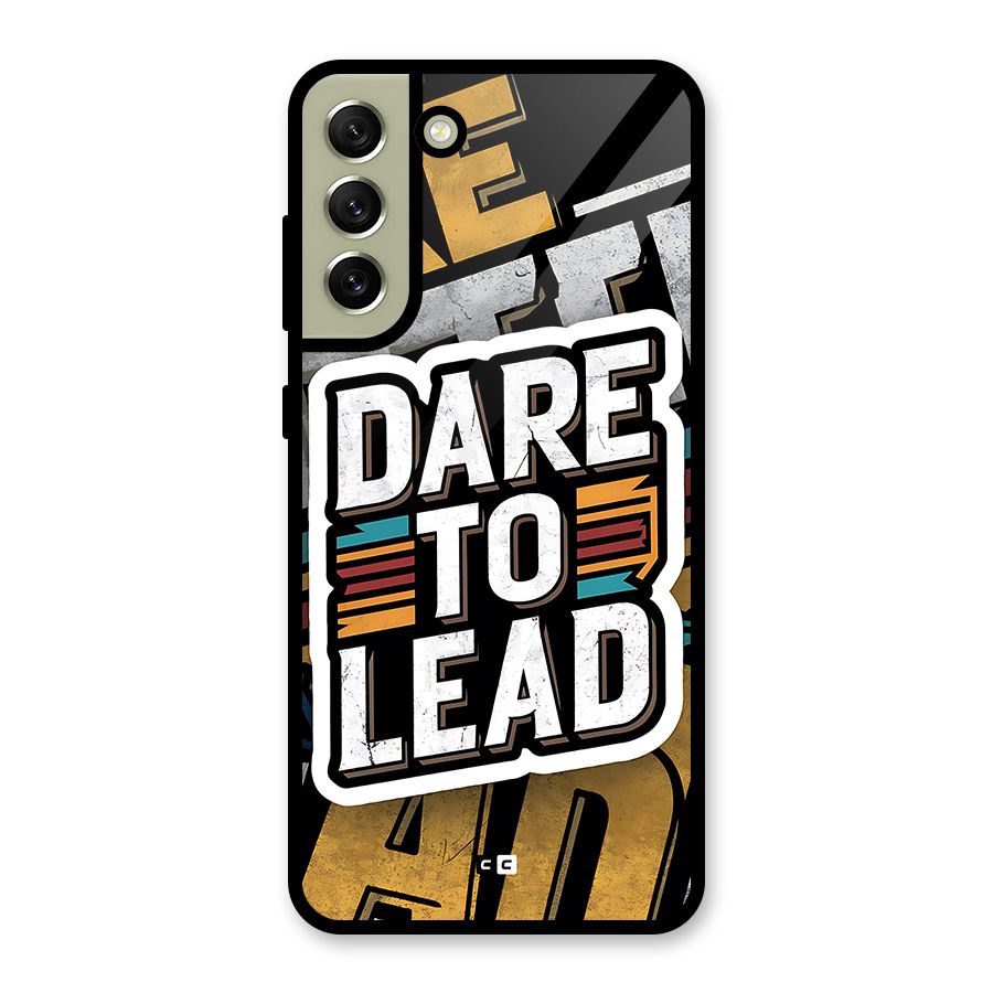 Dare To Lead Glass Back Case for Galaxy S21 FE 5G