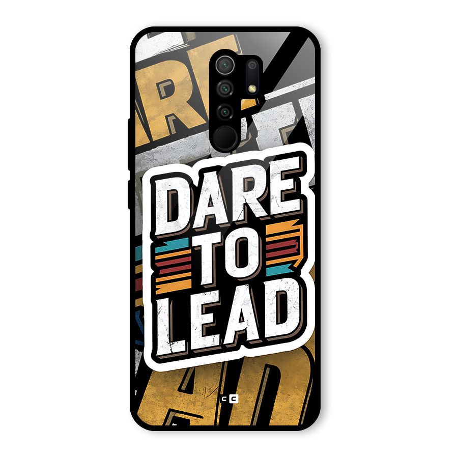 Dare To Lead Glass Back Case for Poco M2