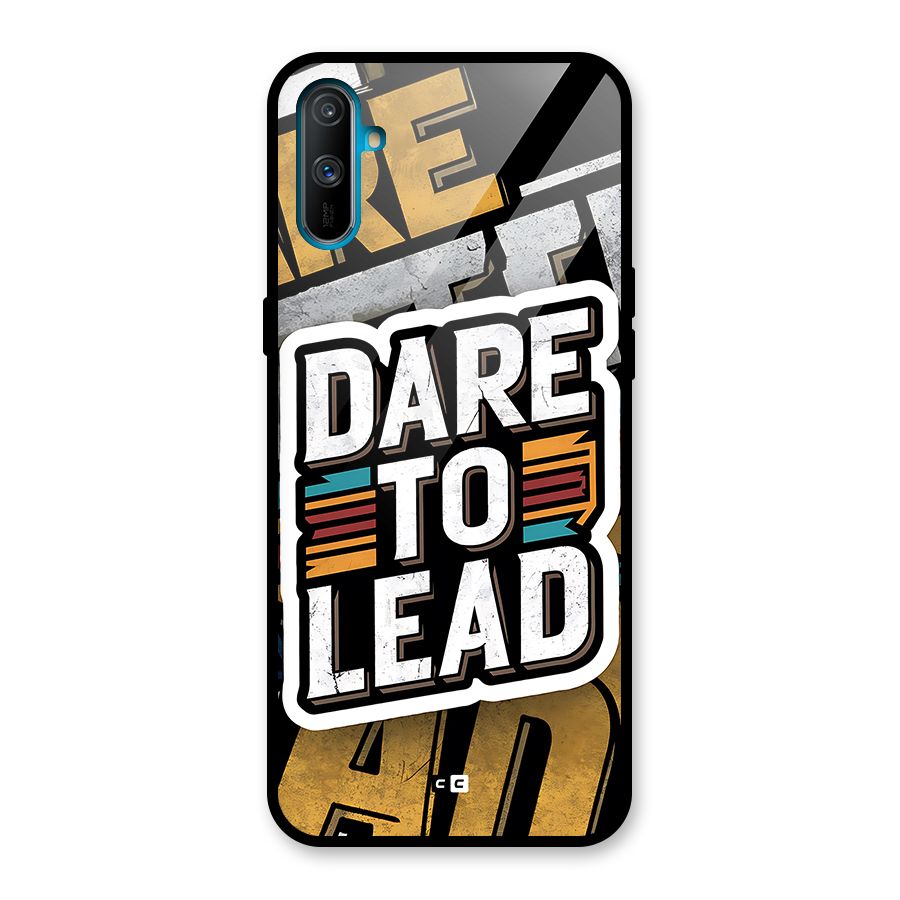 Dare To Lead Glass Back Case for Realme C3