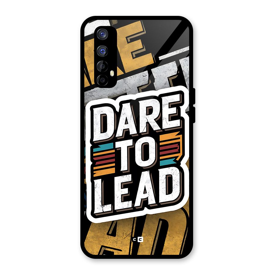 Dare To Lead Glass Back Case for Realme Narzo 20 Pro