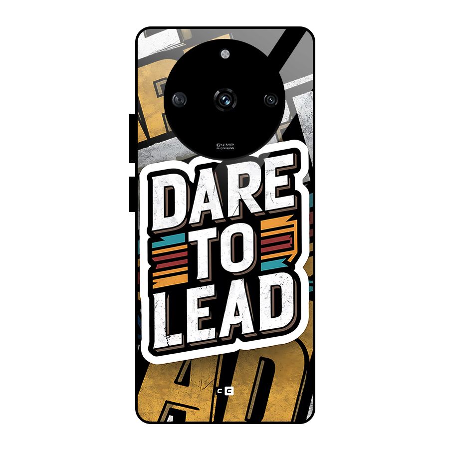Dare To Lead Glass Back Case for Realme Narzo 60 5G