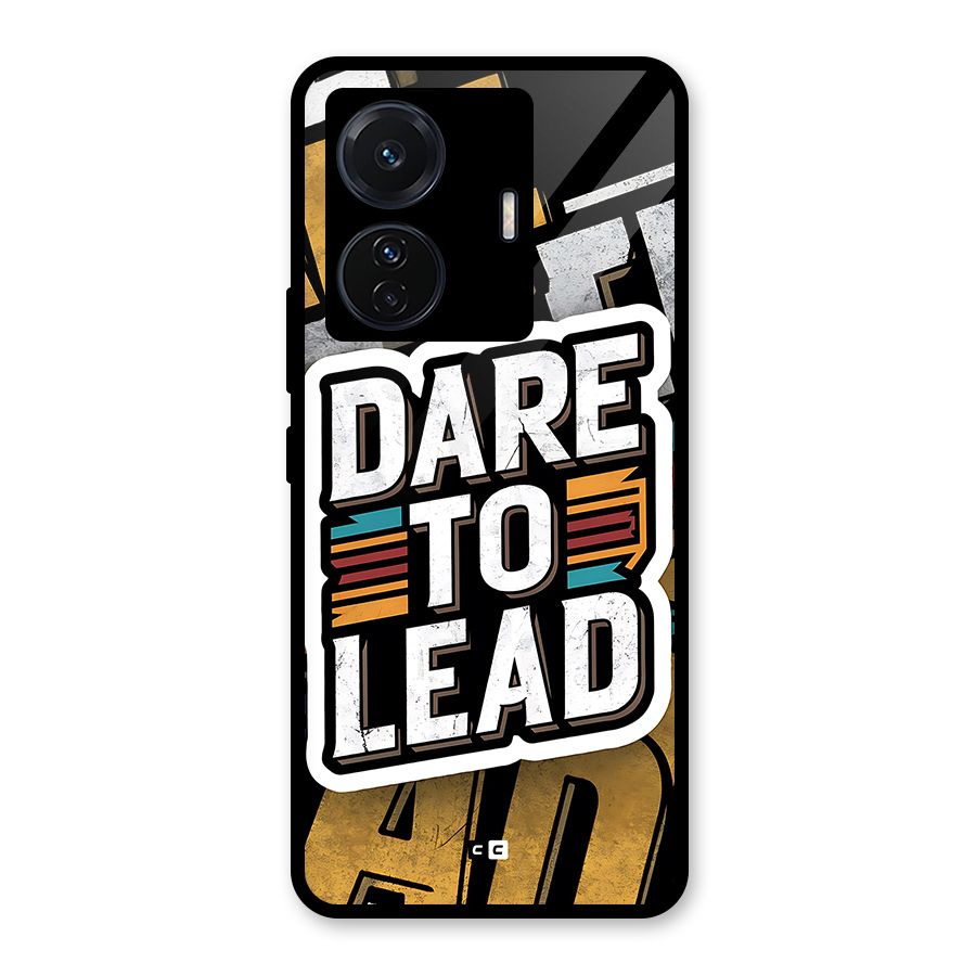 Dare To Lead Glass Back Case for Vivo T1 Pro