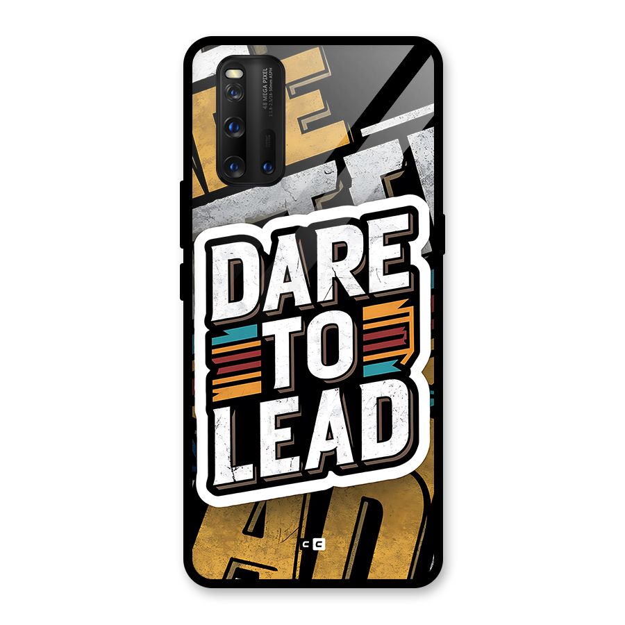Dare To Lead Glass Back Case for Vivo iQOO 3