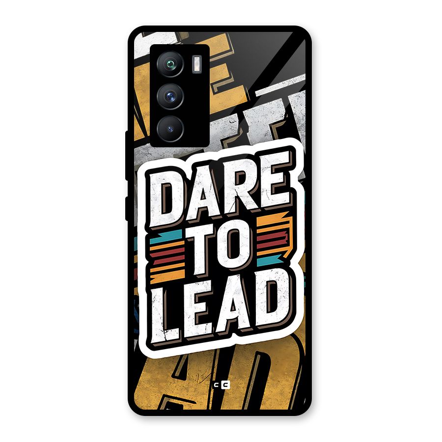 Dare To Lead Glass Back Case for Vivo iQOO 9 SE