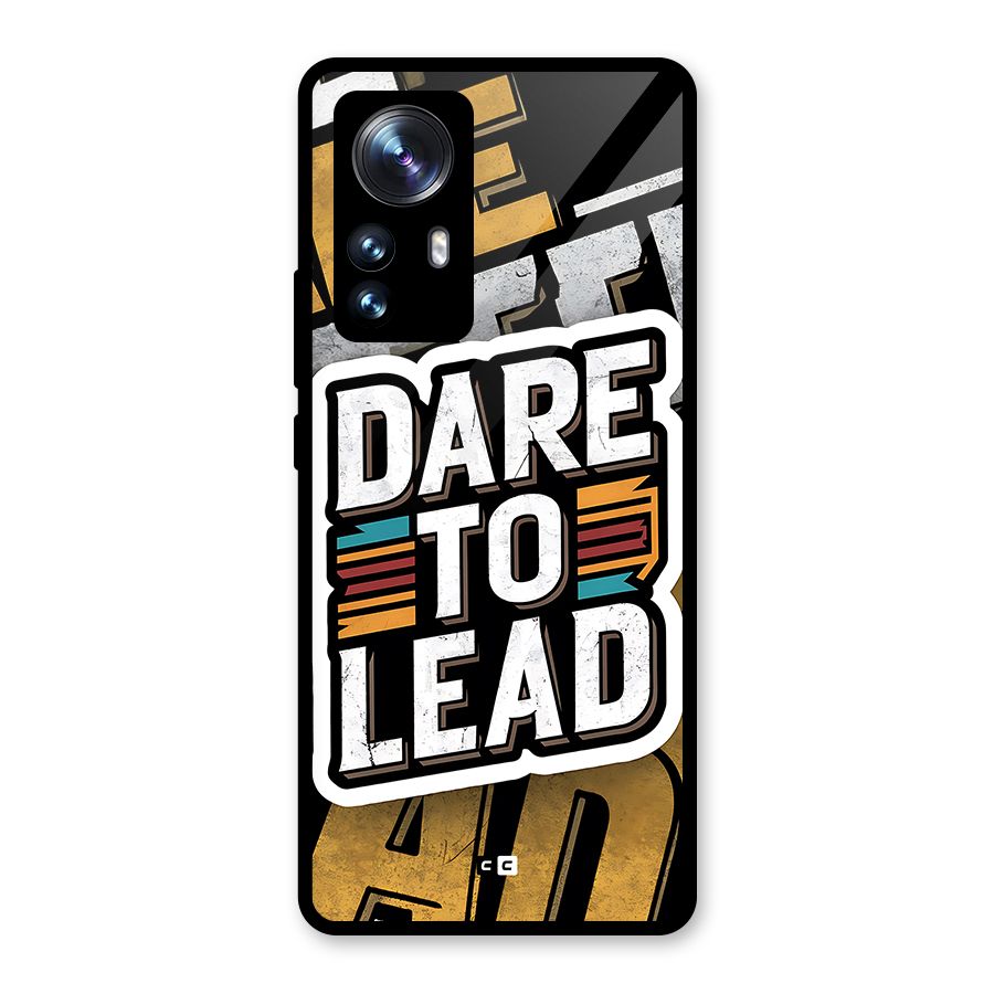 Dare To Lead Glass Back Case for Xiaomi 12 Pro