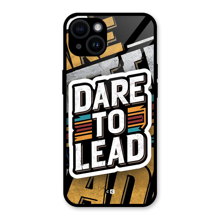 Dare To Lead Glass Back Case for iPhone 14