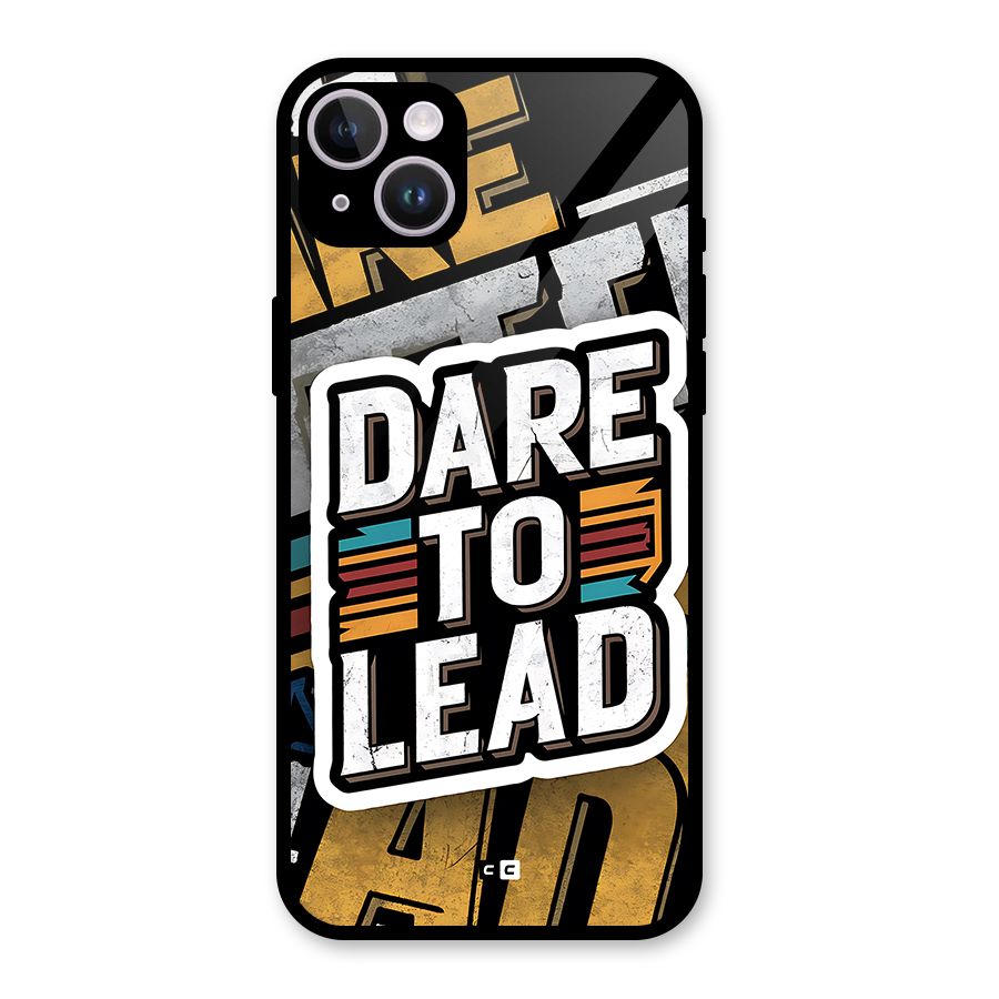 Dare To Lead Glass Back Case for iPhone 14 Plus