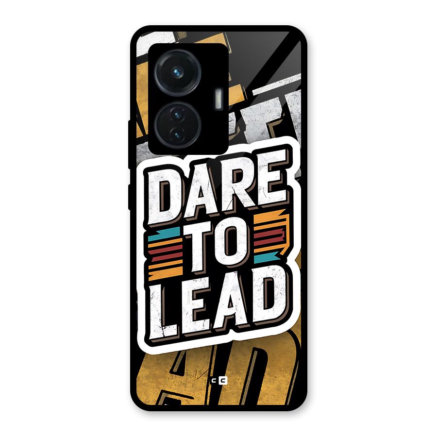 Dare To Lead Glass Back Case for iQOO Z6 44W