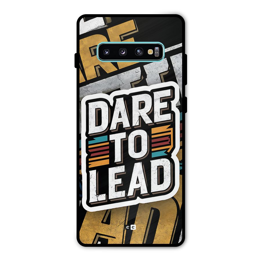 Dare To Lead Metal Back Case for Galaxy S10 Plus