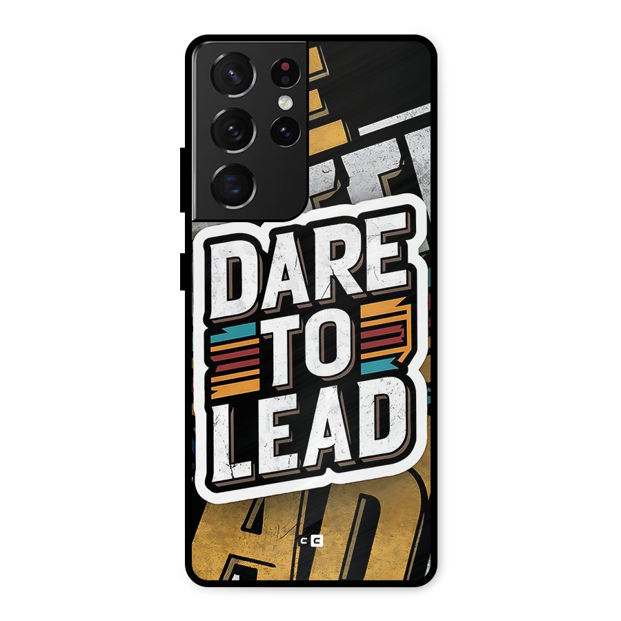 Dare To Lead Metal Back Case for Galaxy S21 Ultra 5G