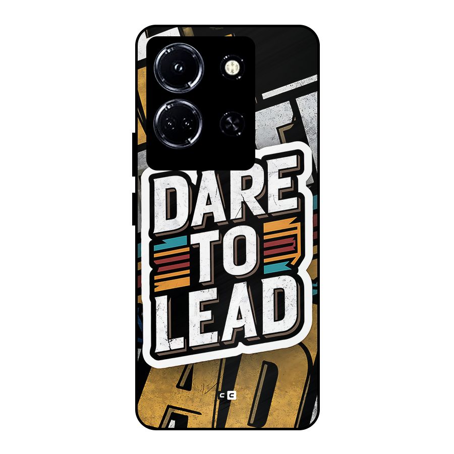 Dare To Lead Metal Back Case for Infinix Note 30 5G