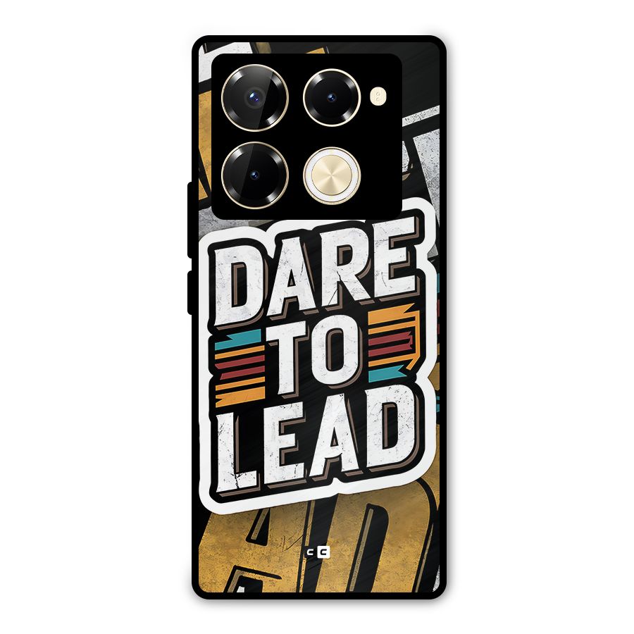 Dare To Lead Metal Back Case for Infinix Note 40 Pro Plus