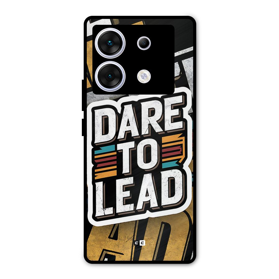 Dare To Lead Metal Back Case for Infinix Zero 30 5G