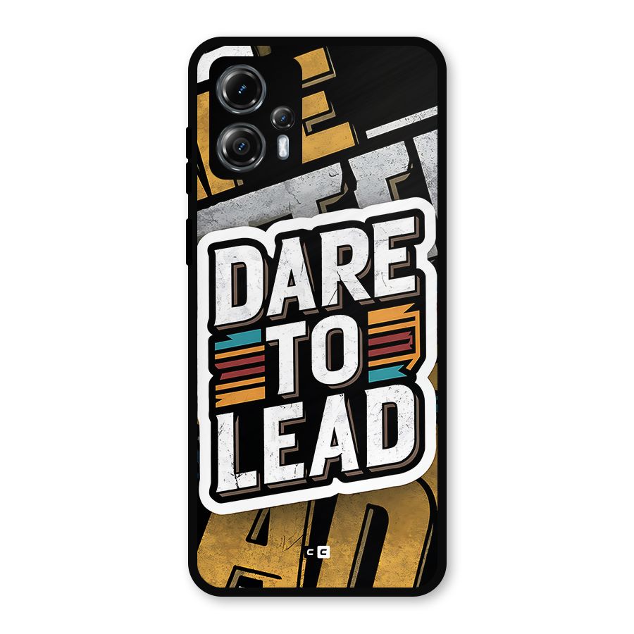 Dare To Lead Metal Back Case for Moto G13