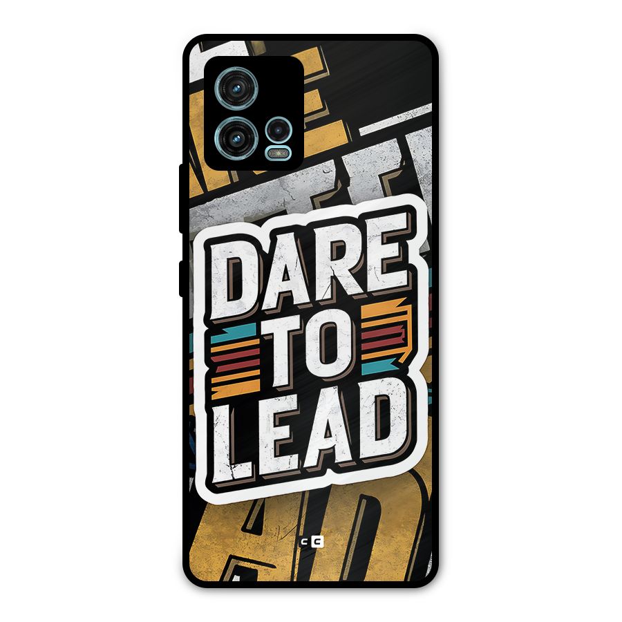 Dare To Lead Metal Back Case for Moto G72
