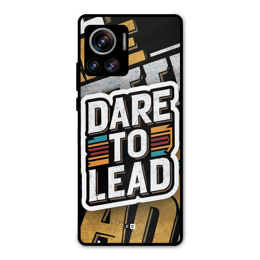 Dare To Lead Metal Back Case for Motorola Edge 30 Ultra