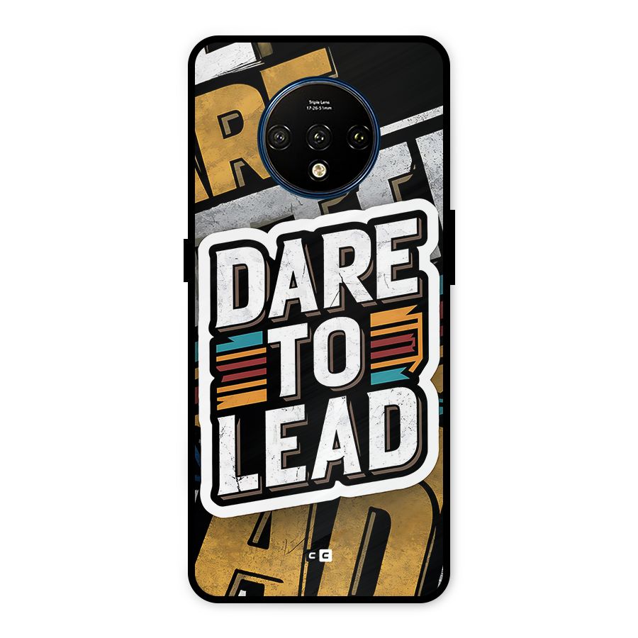Dare To Lead Metal Back Case for OnePlus 7T