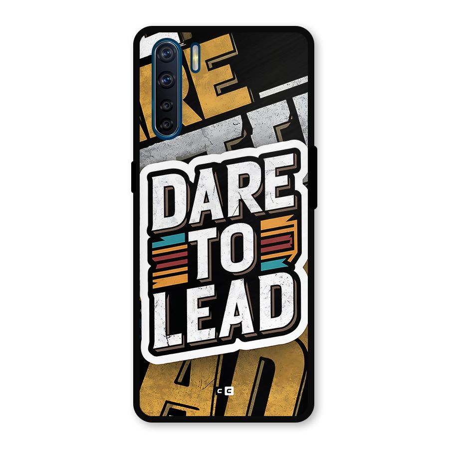 Dare To Lead Metal Back Case for Oppo F15