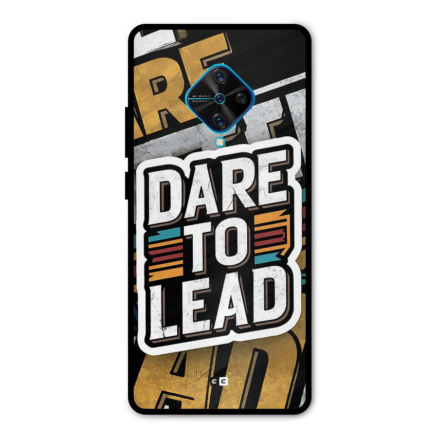 Dare To Lead Metal Back Case for Vivo S1 Pro