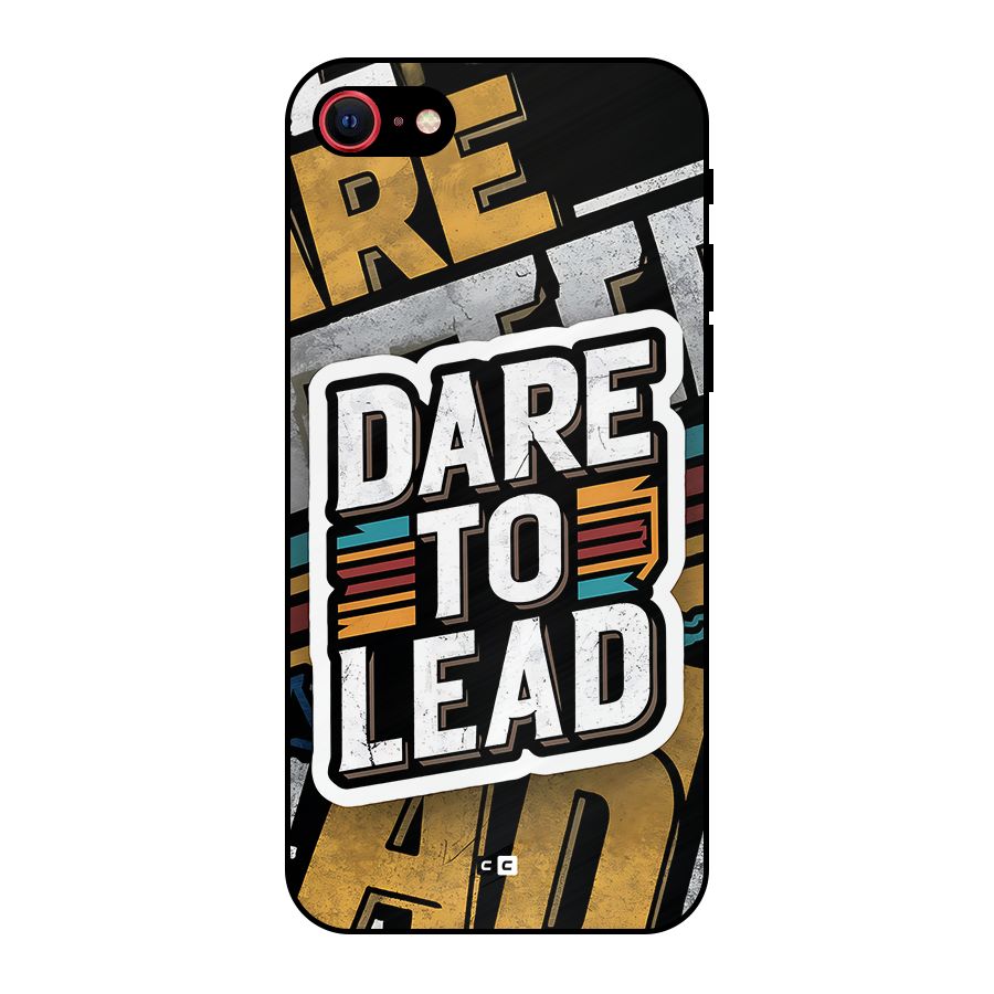 Dare To Lead Metal Back Case for iPhone SE 2022