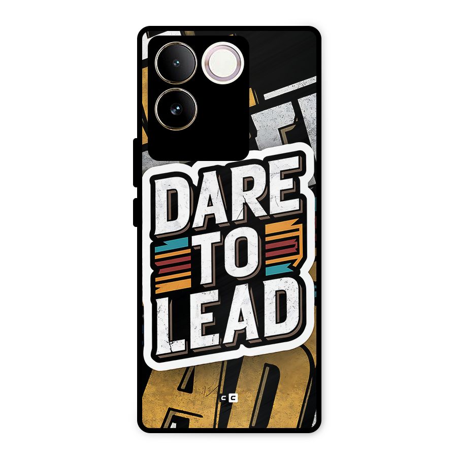Dare To Lead Metal Back Case for iQOO Z7 Pro