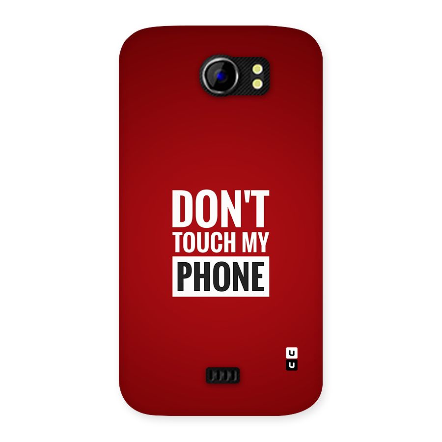 Dare To Touch Back Case for Canvas 2 A110
