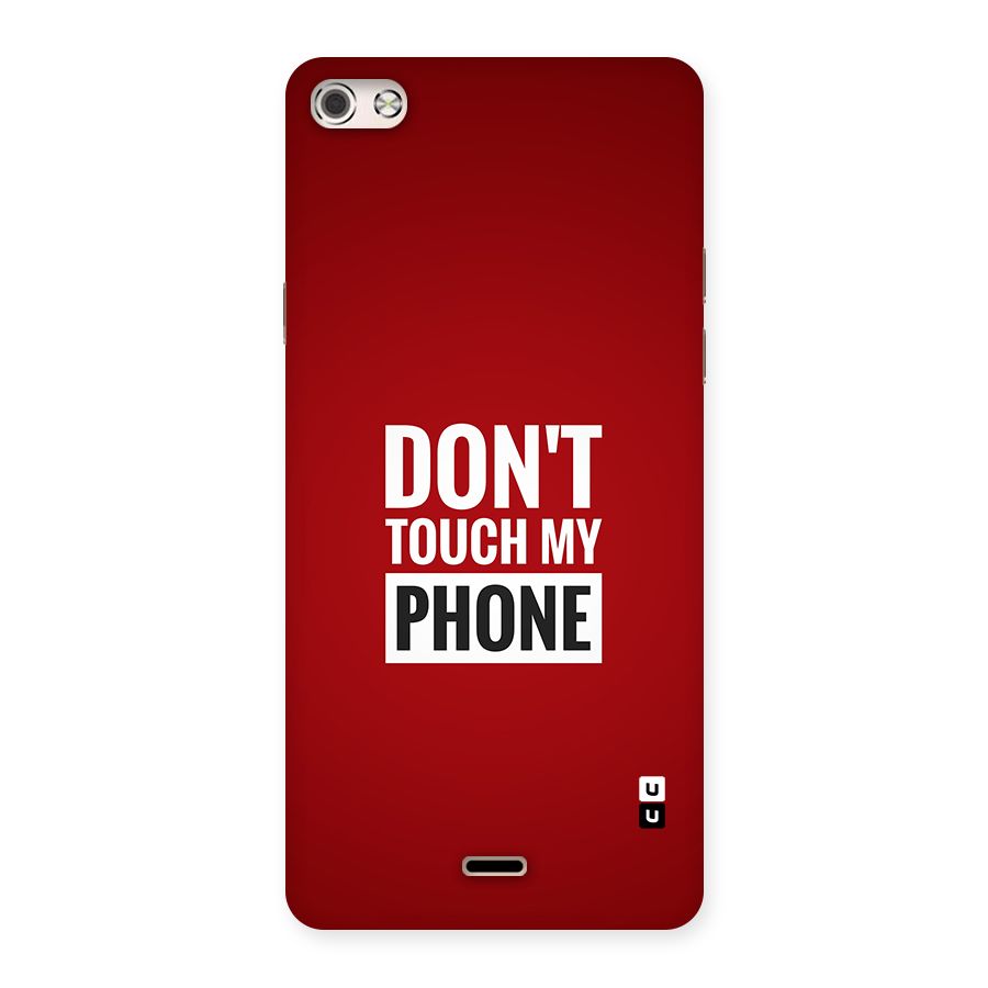 Dare To Touch Back Case for Canvas Silver 5