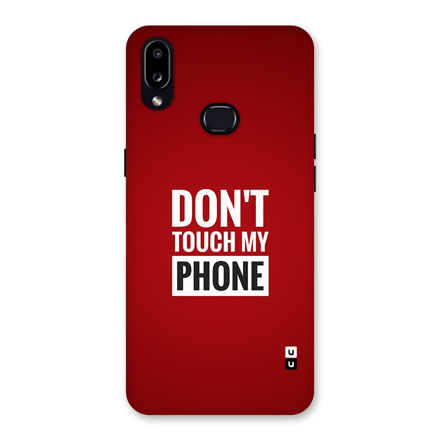 Dare To Touch Back Case for Galaxy A10s