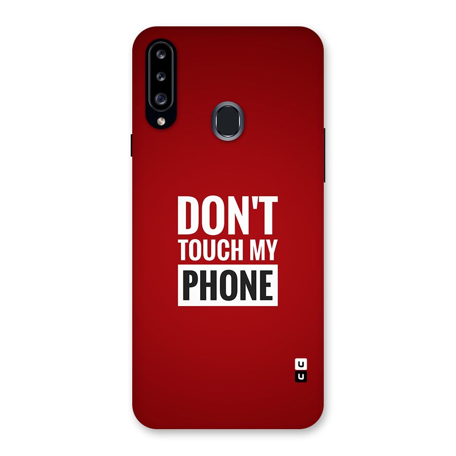 Dare To Touch Back Case for Galaxy A20s