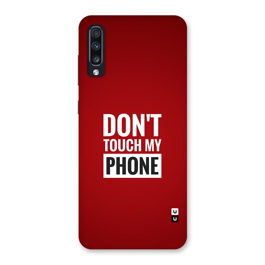 Dare To Touch Back Case for Galaxy A70
