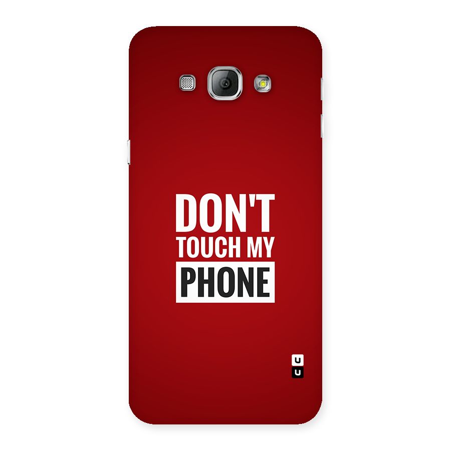 Dare To Touch Back Case for Galaxy A8