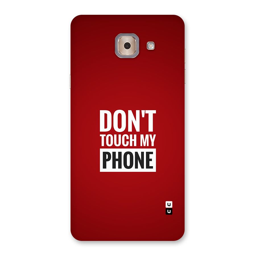 Dare To Touch Back Case for Galaxy J7 Max