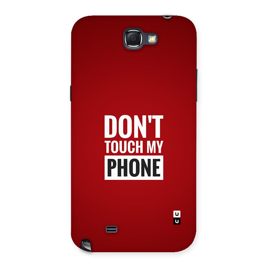 Dare To Touch Back Case for Galaxy Note 2