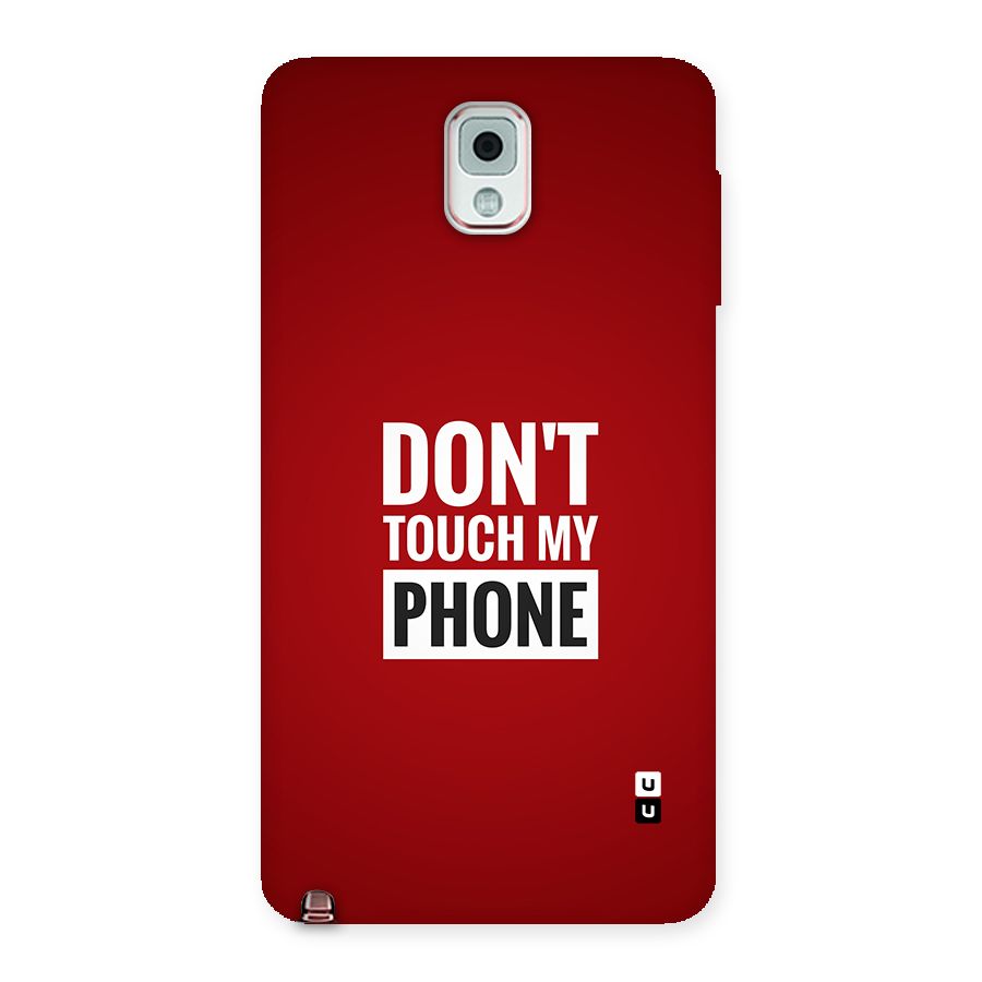Dare To Touch Back Case for Galaxy Note 3