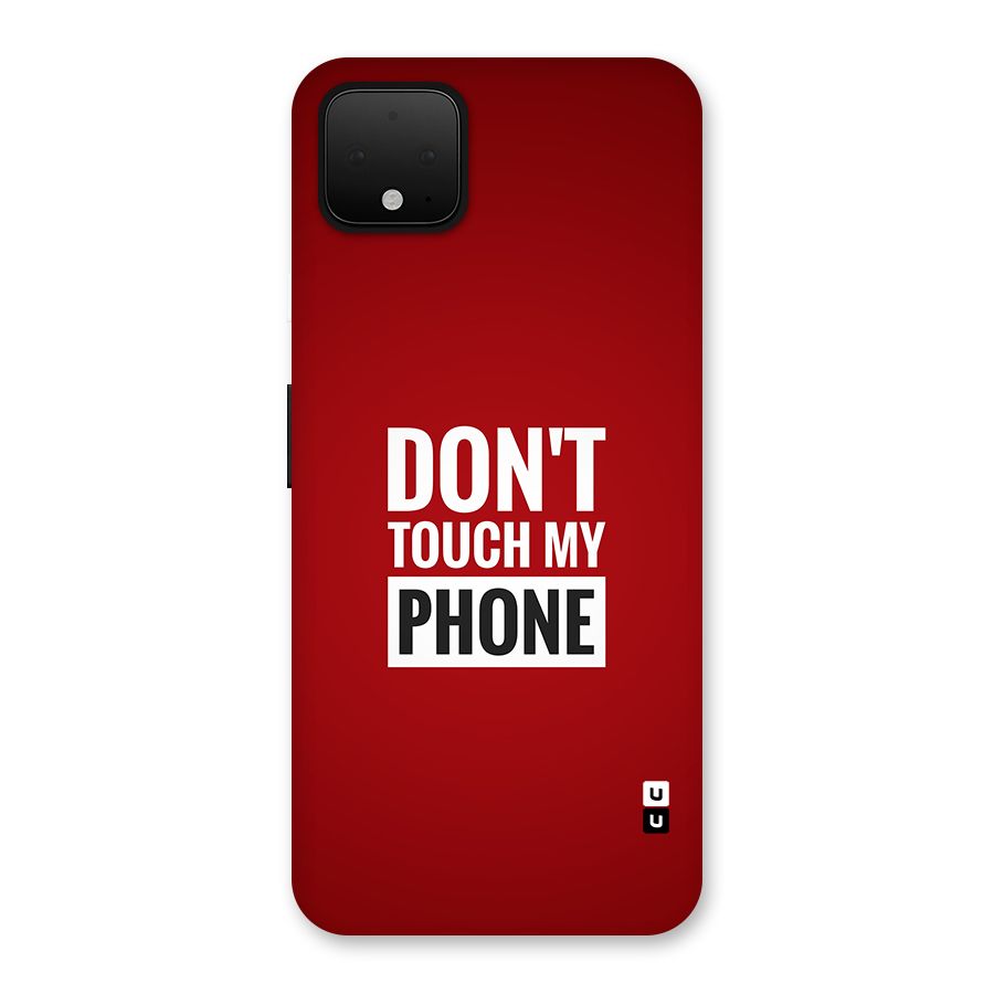 Dare To Touch Back Case for Google Pixel 4 XL
