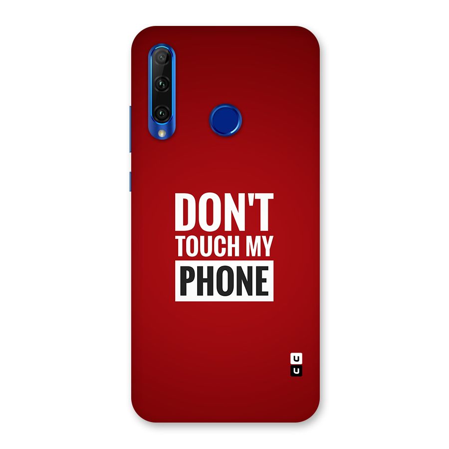 Dare To Touch Back Case for Honor 20i