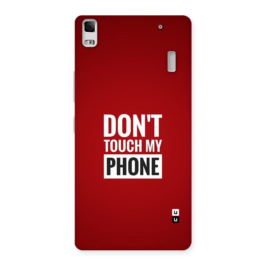 Dare To Touch Back Case for Lenovo A7000