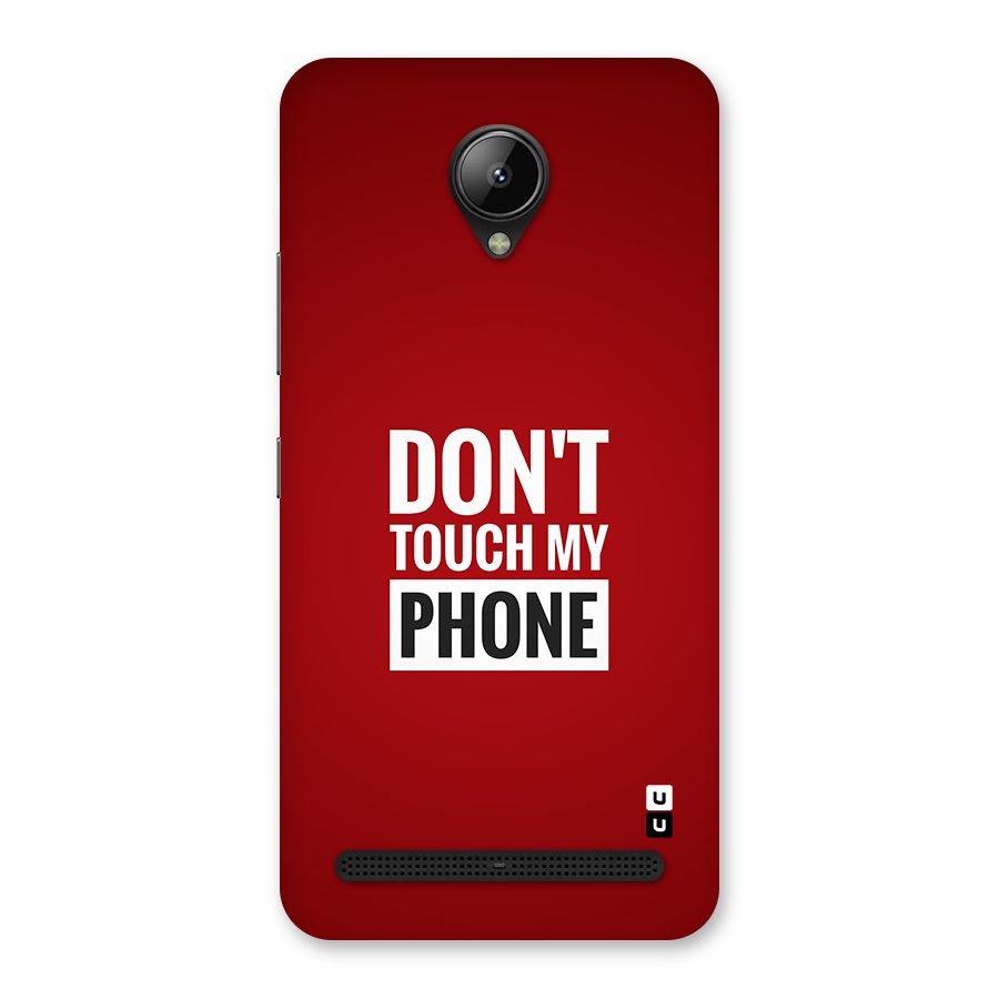 Dare To Touch Back Case for Lenovo C2