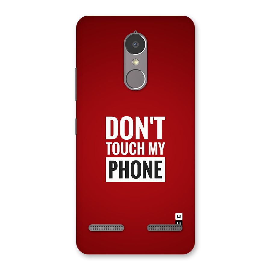 Dare To Touch Back Case for Lenovo K6