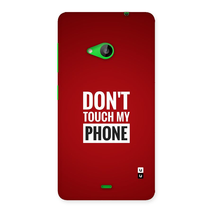 Dare To Touch Back Case for Lumia 535