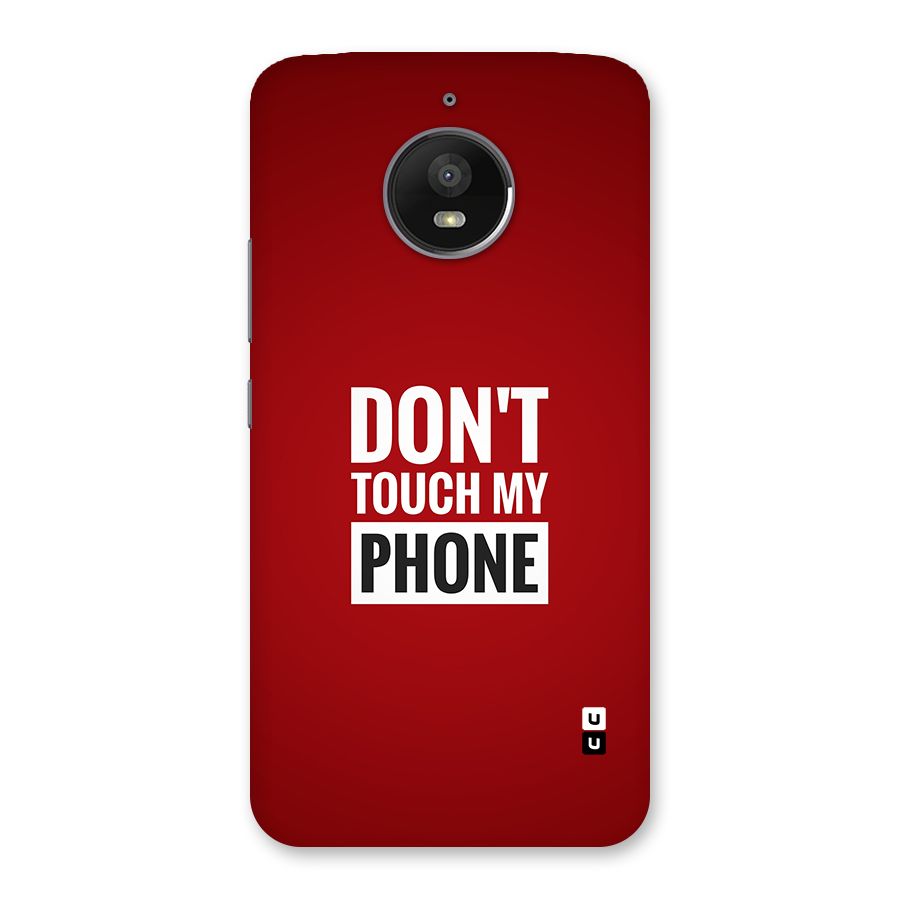 Dare To Touch Back Case for Moto E4 Plus