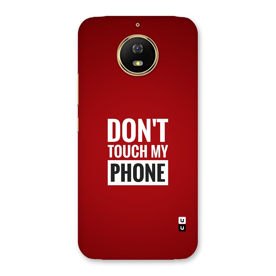 Dare To Touch Back Case for Moto G5s