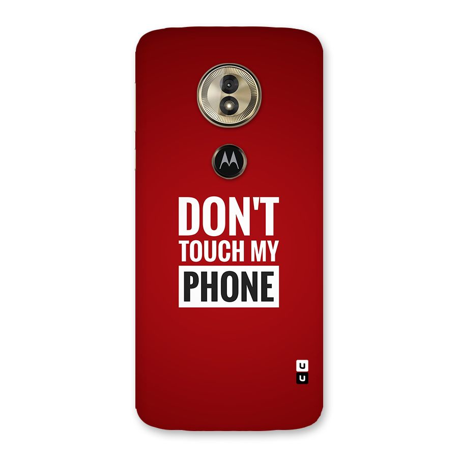 Dare To Touch Back Case for Moto G6 Play