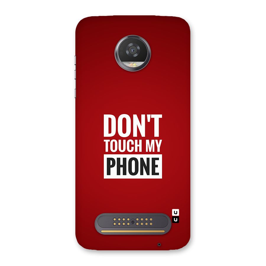 Dare To Touch Back Case for Moto Z2 Play