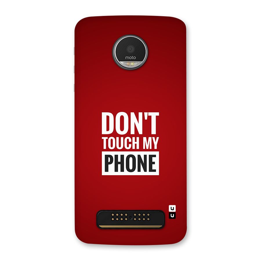 Dare To Touch Back Case for Moto Z Play