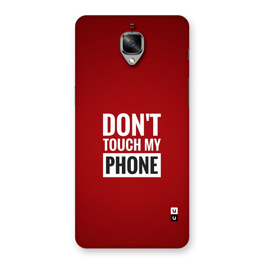 Dare To Touch Back Case for OnePlus 3